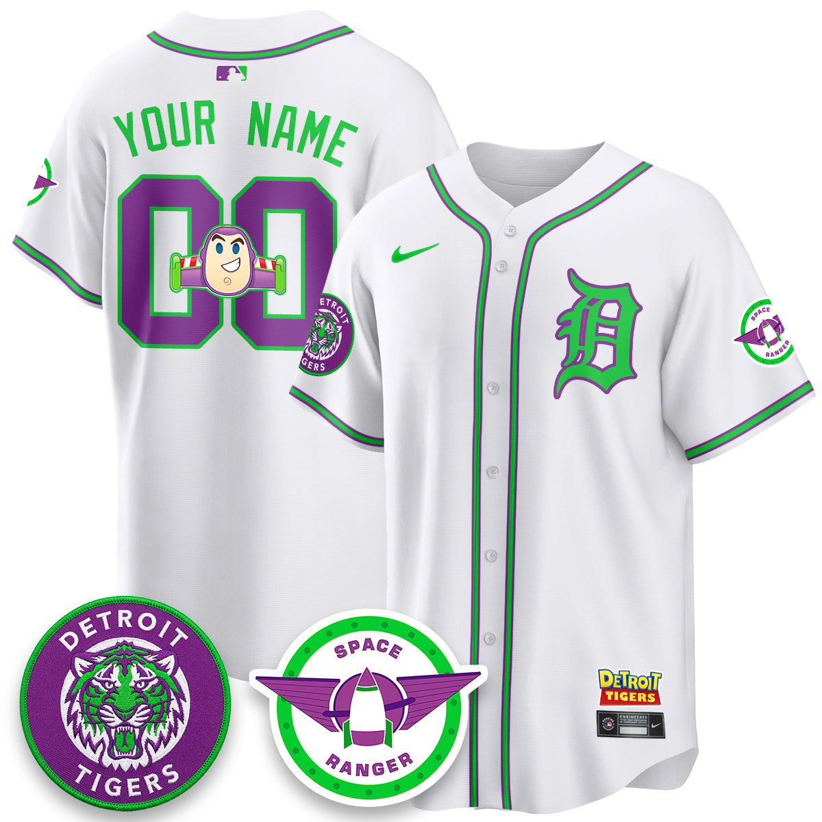 DET 2026 Space Ranger Edition Vapor Limited Custom Jersey - Stitched