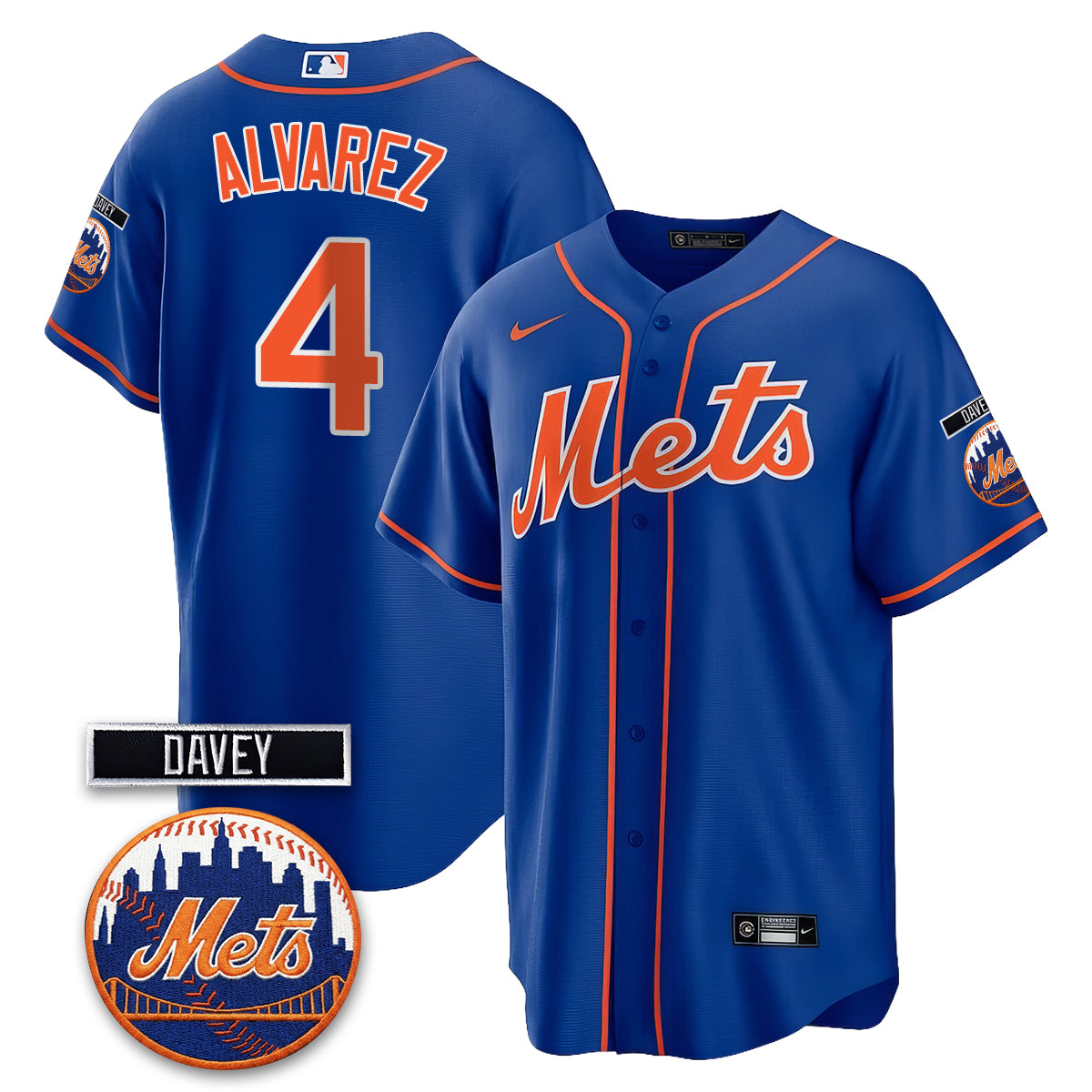 NYM 2026 Davey Johnson Memorial Vapor Limited Jersey - Stitched