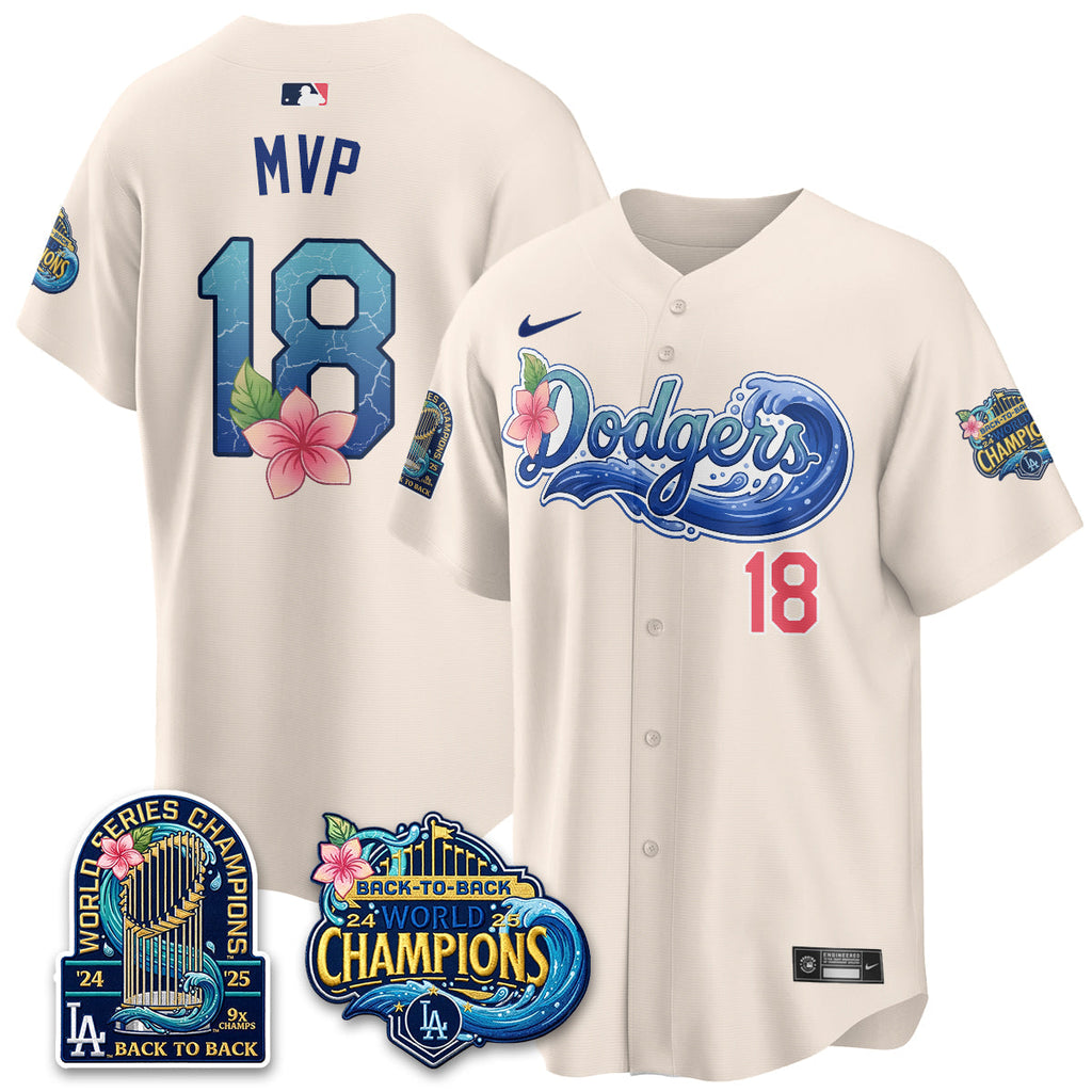 LAD Coastal Vapor Hawaiian Jersey - Stitched