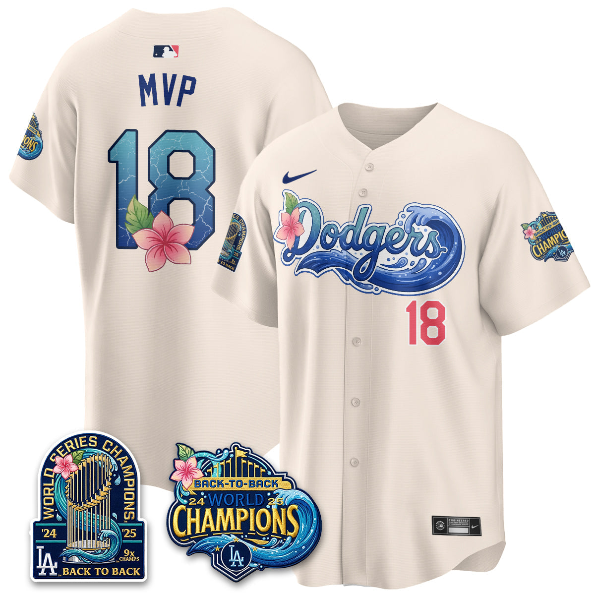 LAD Coastal Vapor Hawaiian Jersey - Stitched