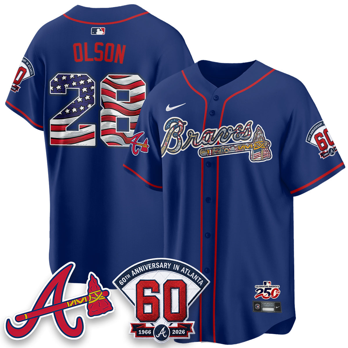 ATL 2026 Independence Day USA Vapor Limited Jersey - Stitched