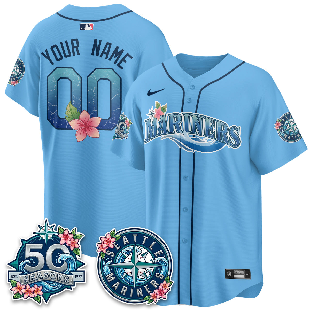 SEA "Aloha Spirit" Vapor Limited Custom Jersey - Printed