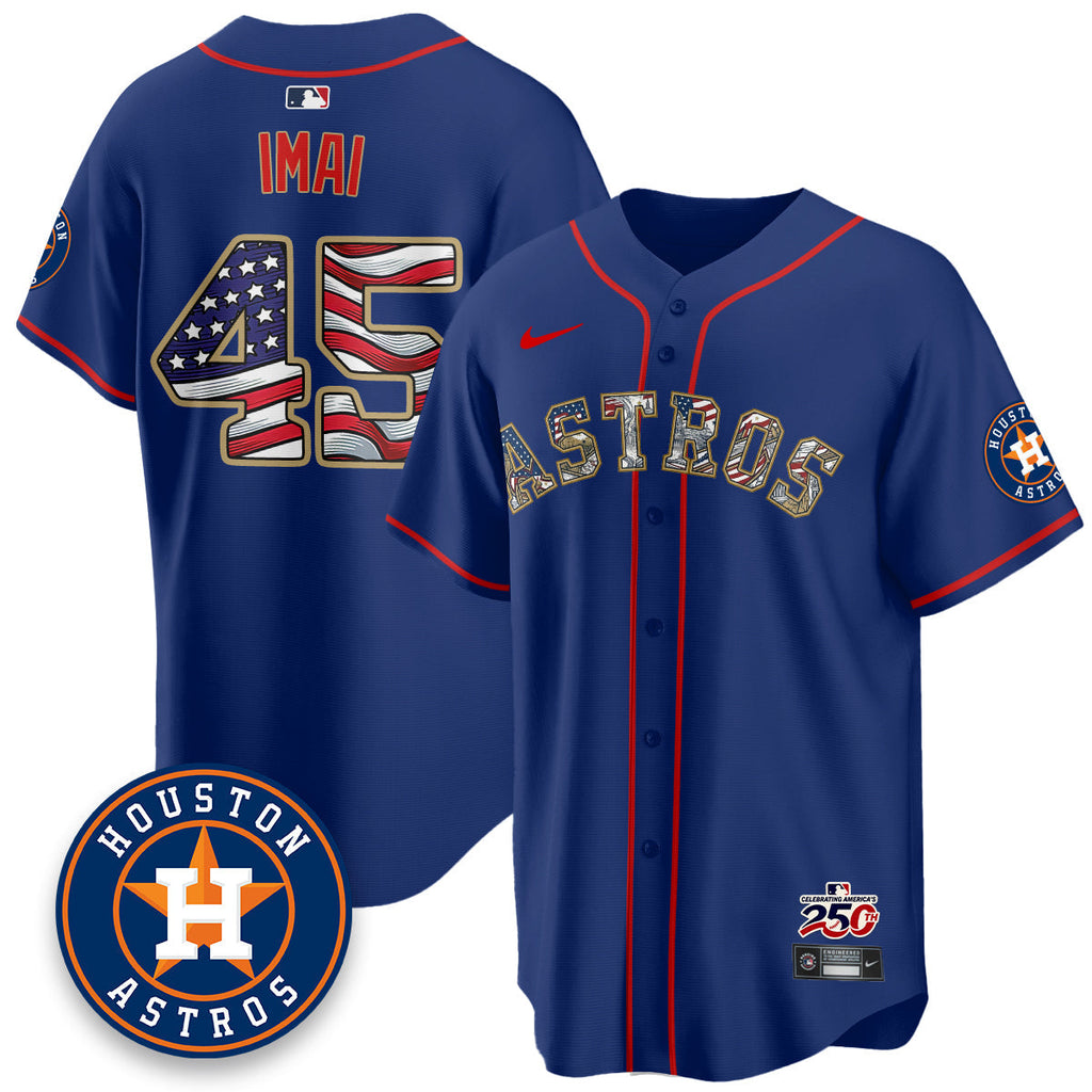 HOU 2026 Independence Day USA Vapor Limited Jersey - Stitched