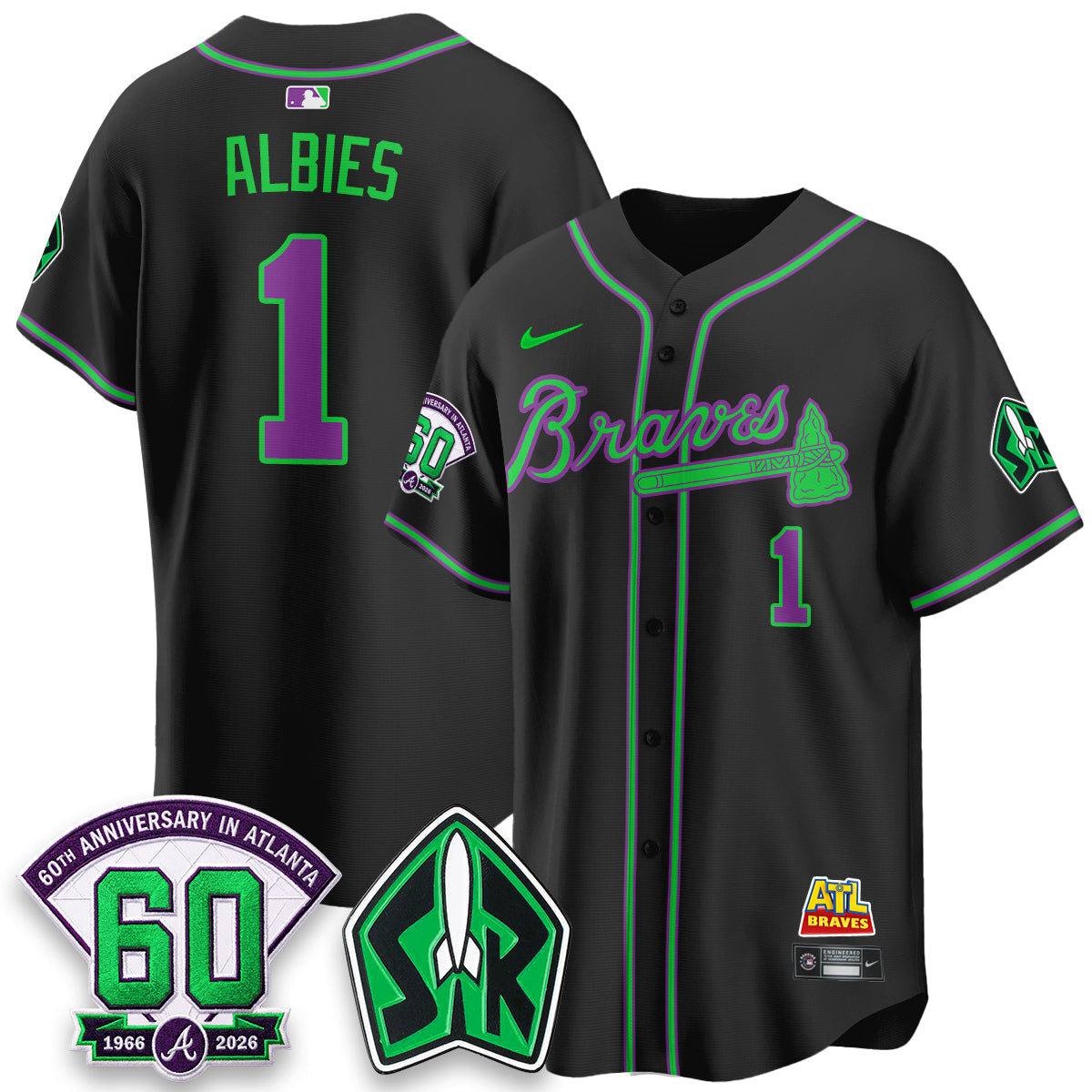 ATL 60th Anniversary Space Ranger Edition Vapor Limited Jersey - All Stitched