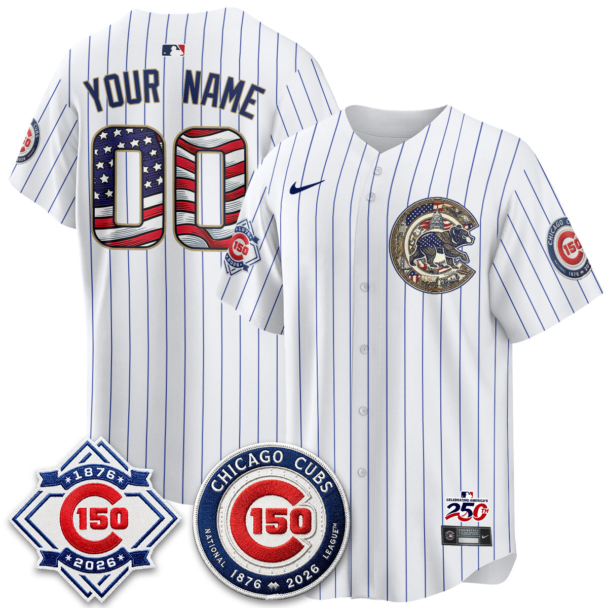CHC 2026 Independence Day USA Vapor Limited Custom Jersey - Stitched