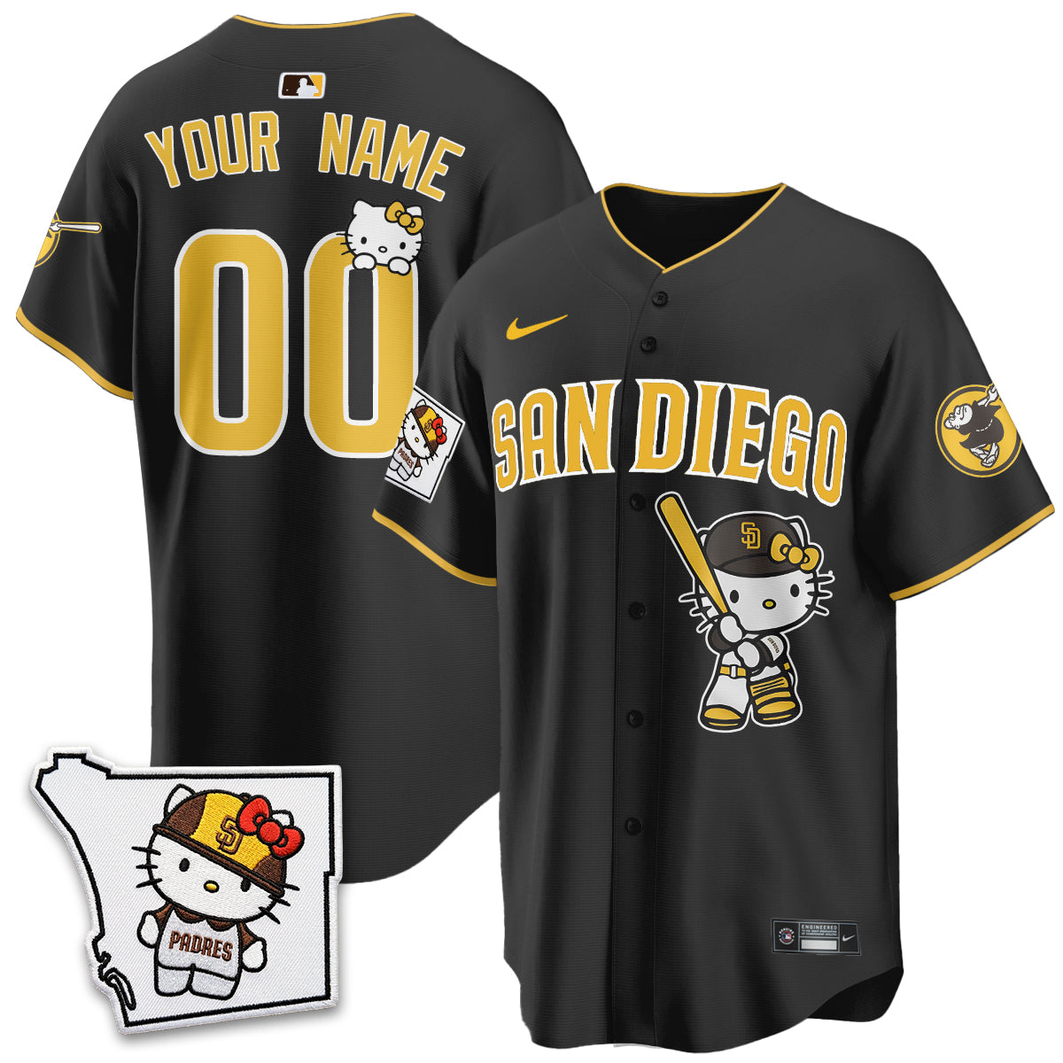 SD x Meow KT Vapor Limited Custom Jersey - All Stitched V2