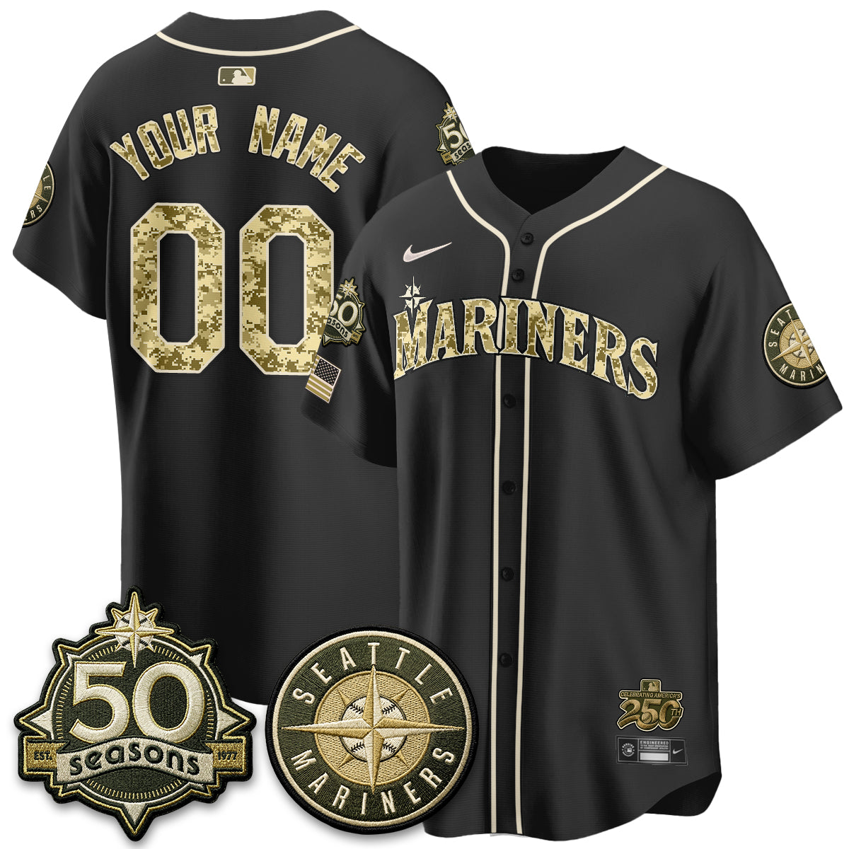 SEA 2026 Armed Forces Day Custom Jersey V3 - All Stitched