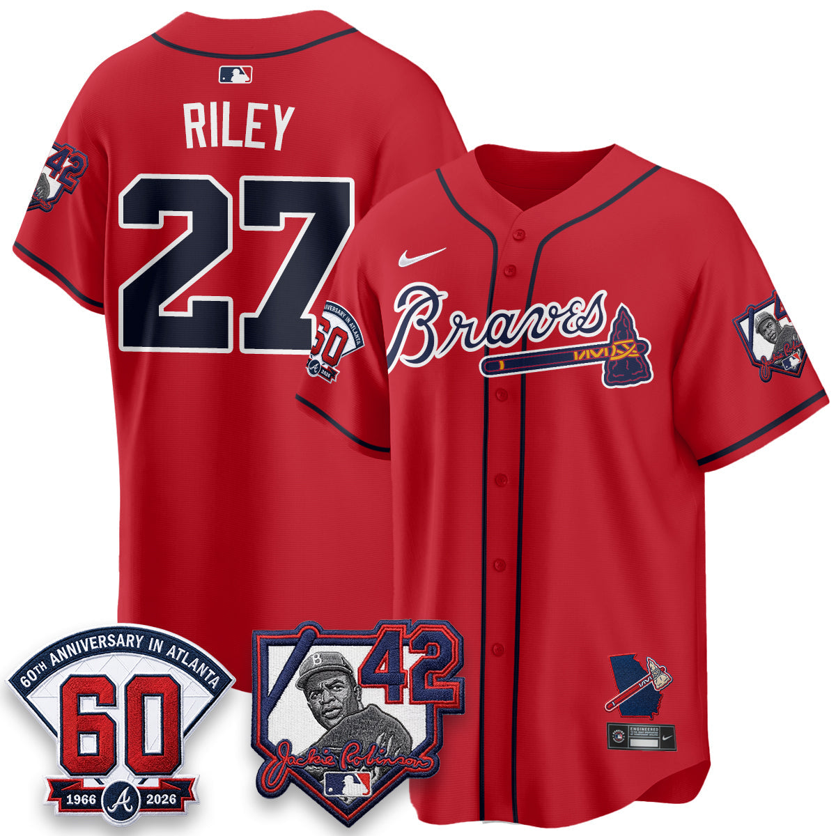 ATL 2026 Jackie Robinson Day Vapor Limited Jersey - All Stitched