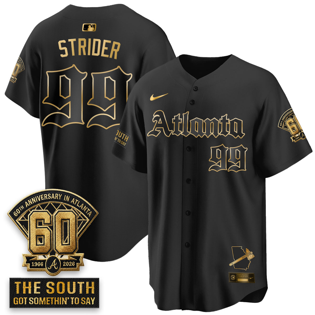ATL 2026 Gothic Edition Vapor Limited Jersey - All Stitched V2
