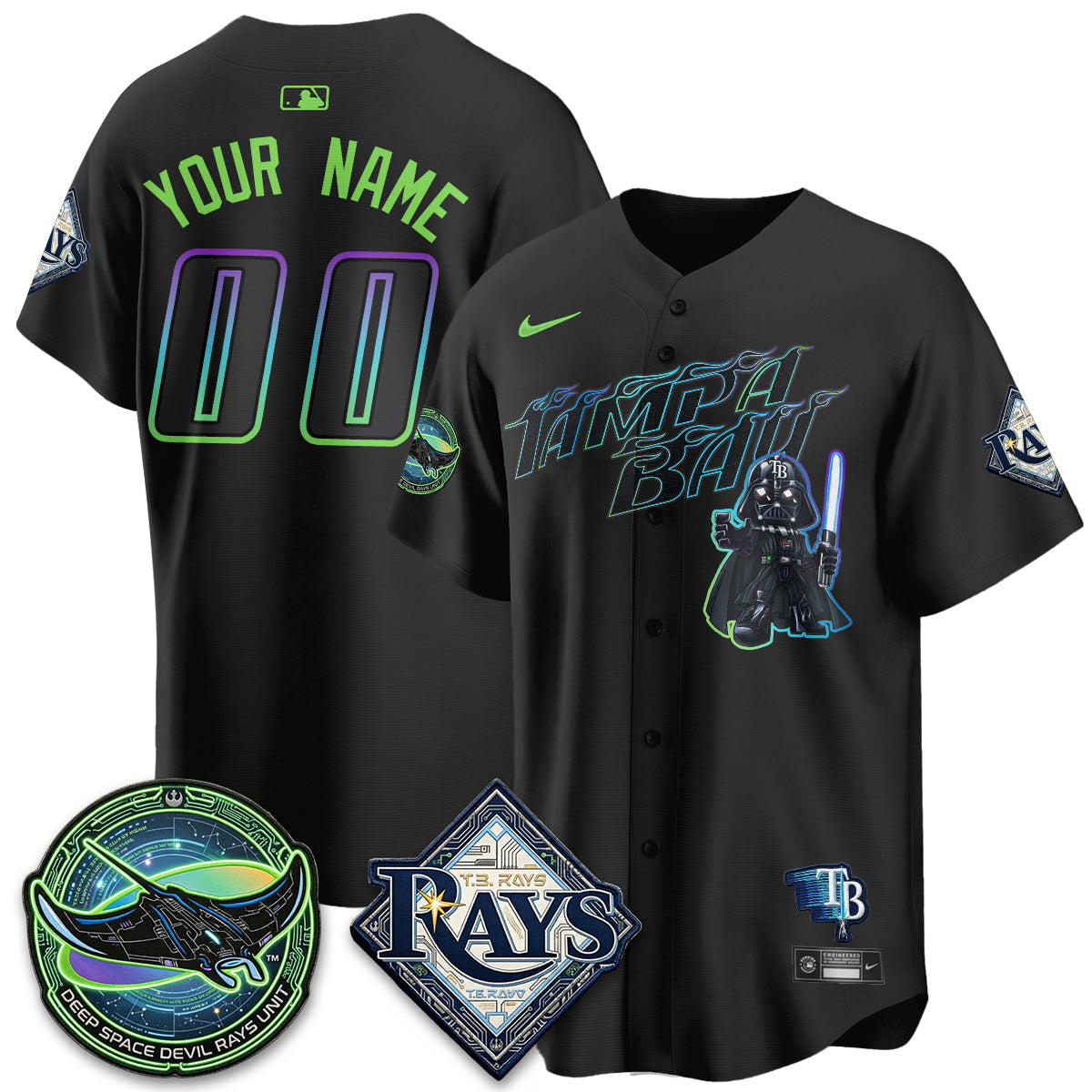 TB x SW Vapor Limited Custom Jersey - Stitched
