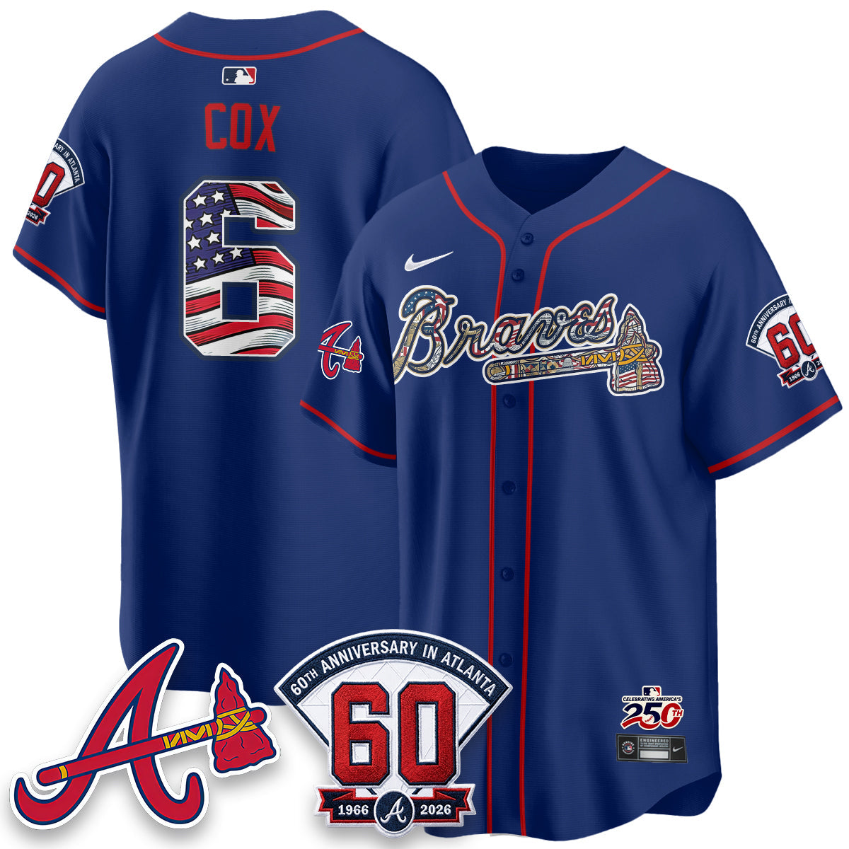 ATL 2026 Independence Day USA Vapor Limited Jersey - Stitched