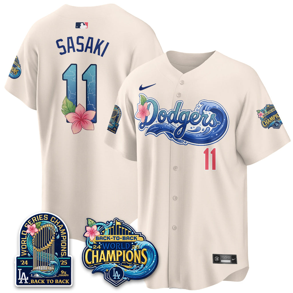 LAD Coastal Vapor Hawaiian Jersey - Stitched