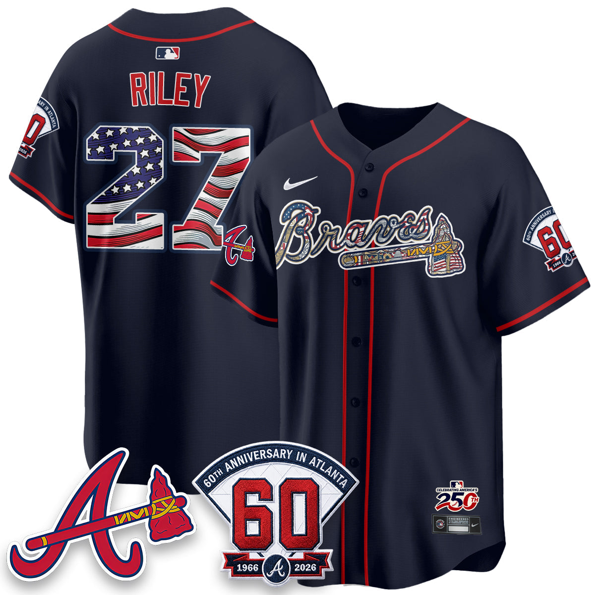 ATL 2026 Independence Day USA Vapor Limited Jersey - Stitched