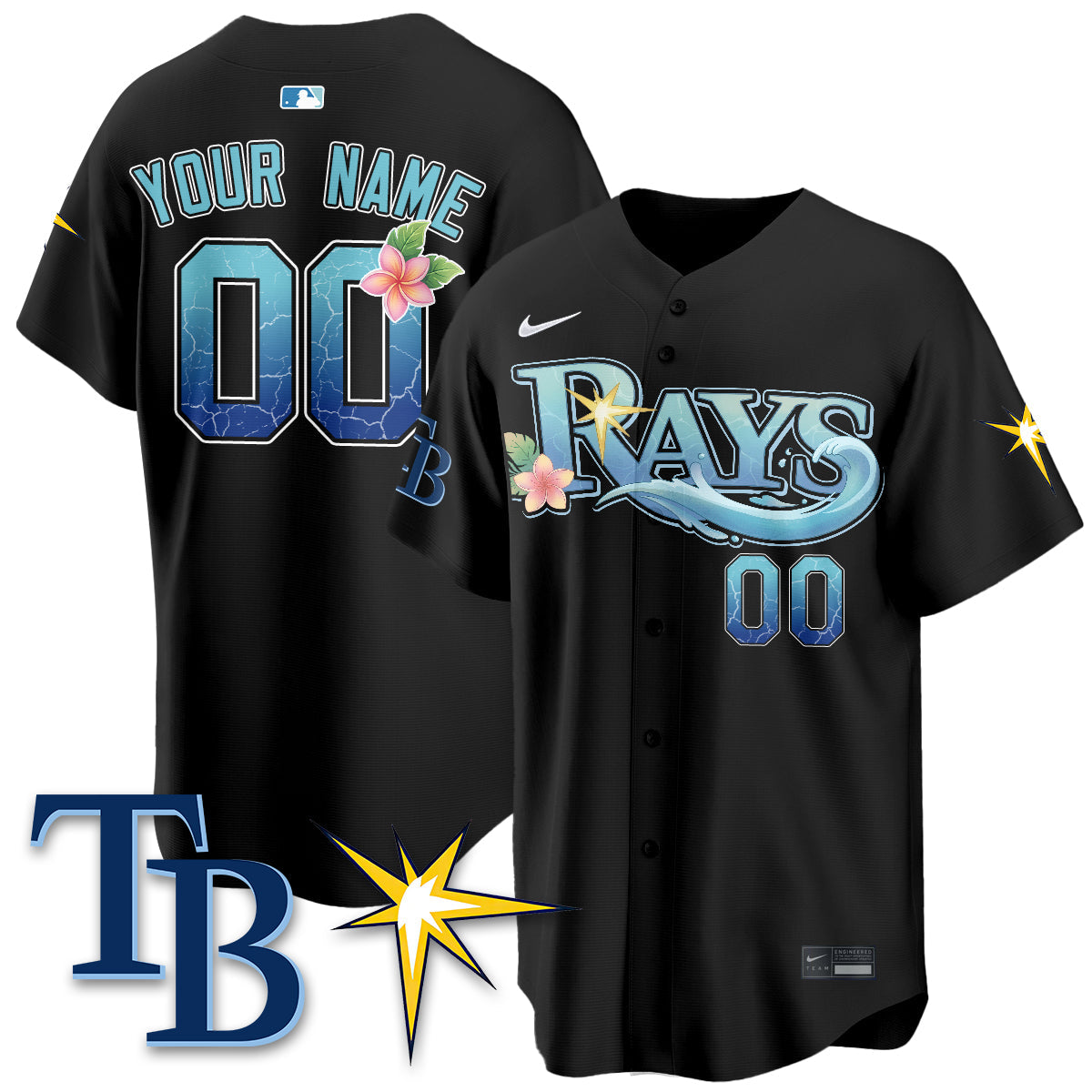 TB Aloha Spirit Vapor Limited Custom Jersey - Stitched