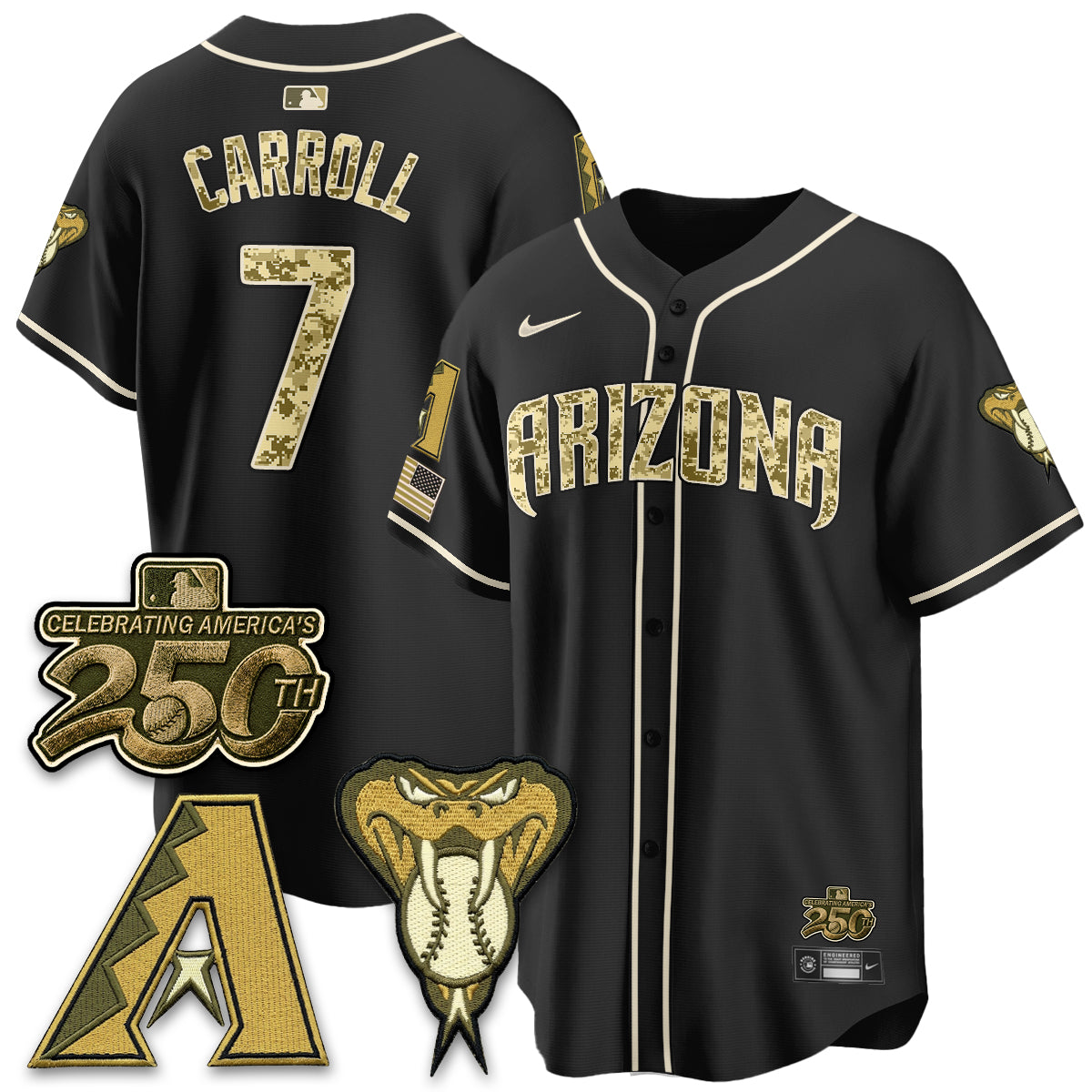 ARI Salute to Service 2026 Vapor Premier Limited Jersey - All Stitched