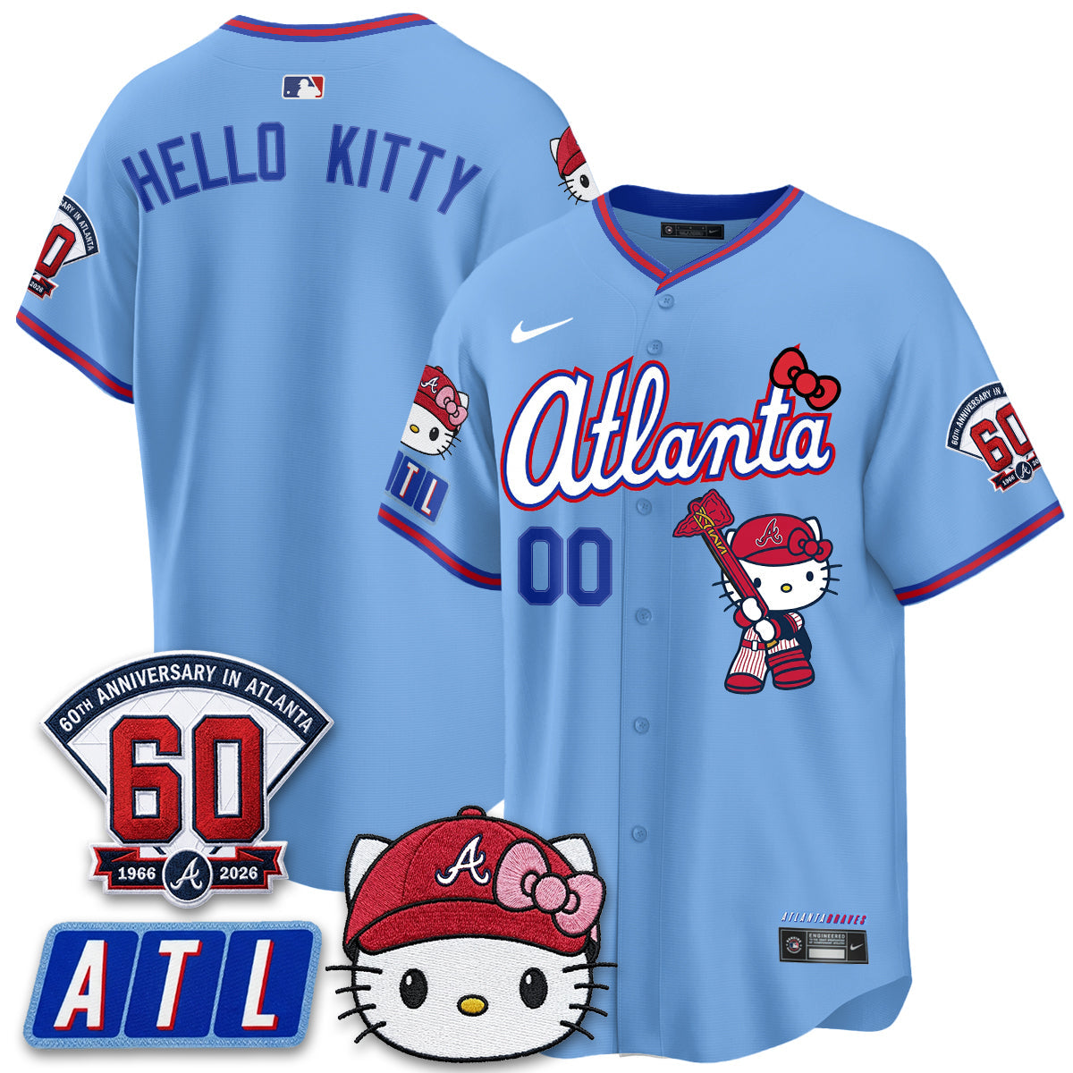 ATL x Meow KT 2026 Limited City Connect Jersey - Stitched