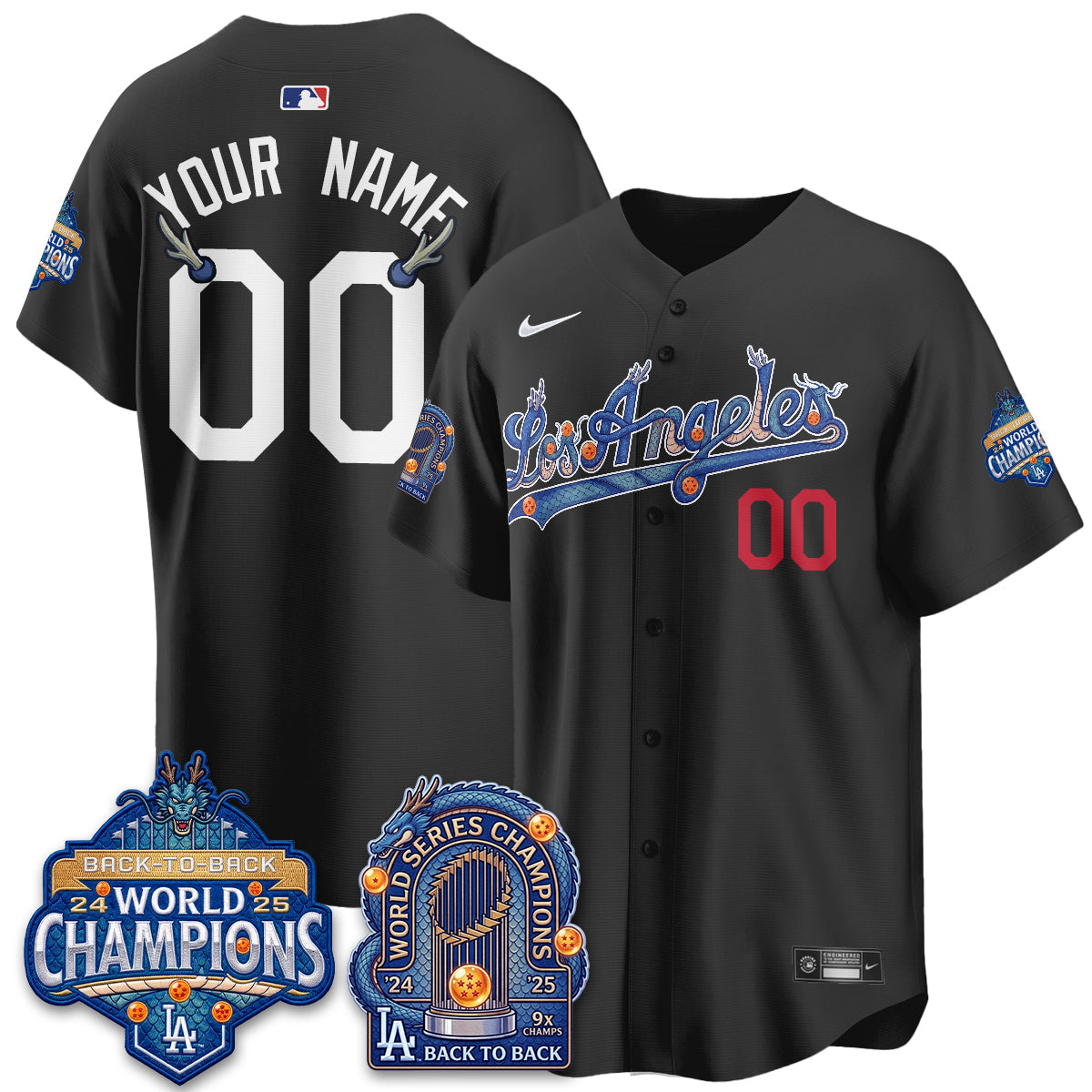 LAD x DB Night 2026 Vapor Custom Jersey - Stitched