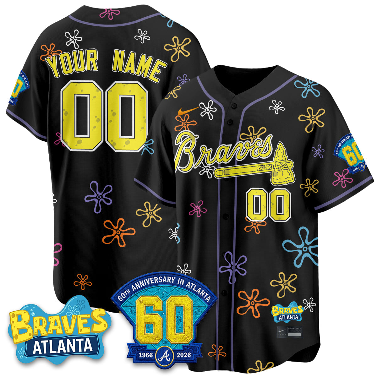 ATL x SBSP Limited Vapor Custom Jersey- Stitched