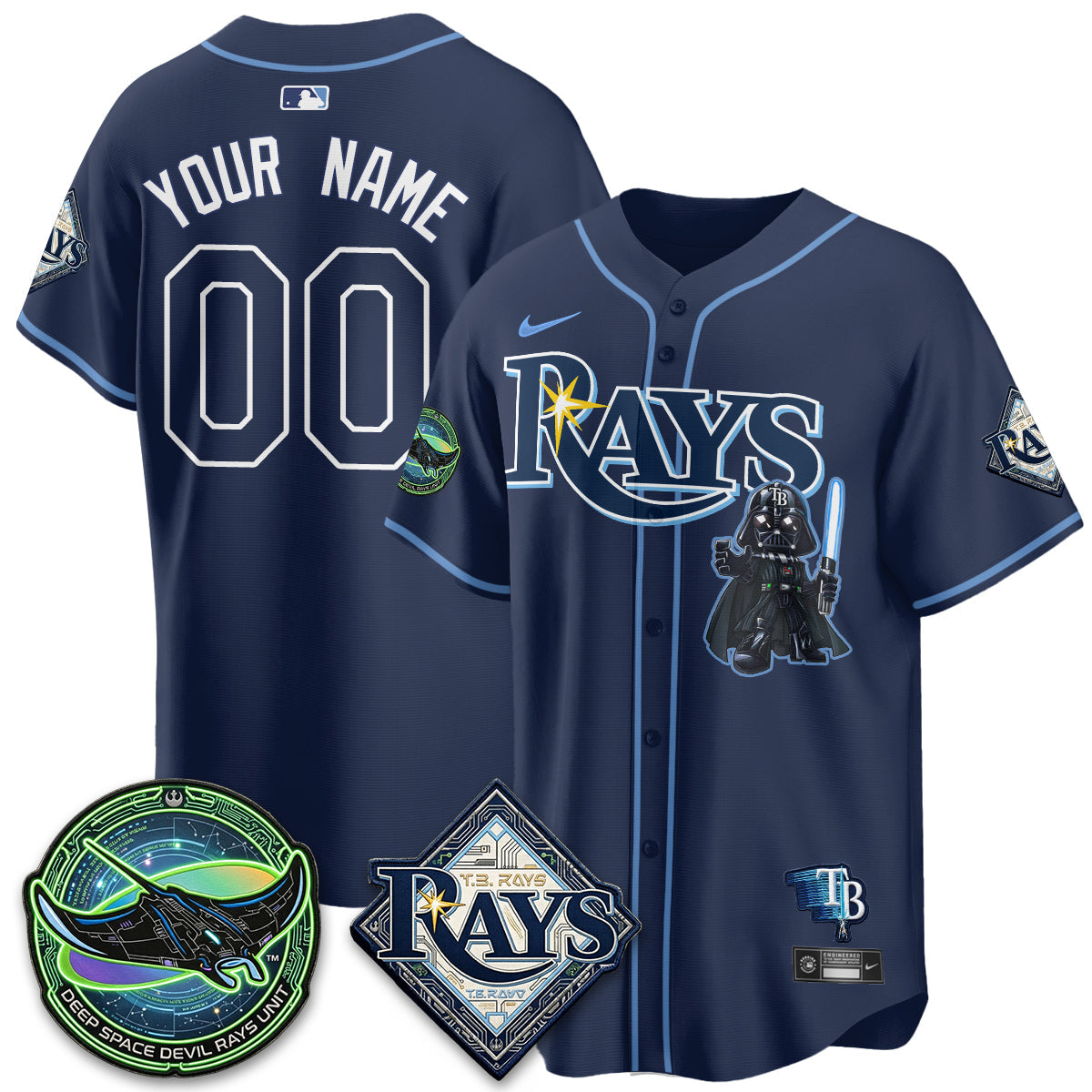 TB x SW Vapor Limited Custom Jersey - Stitched