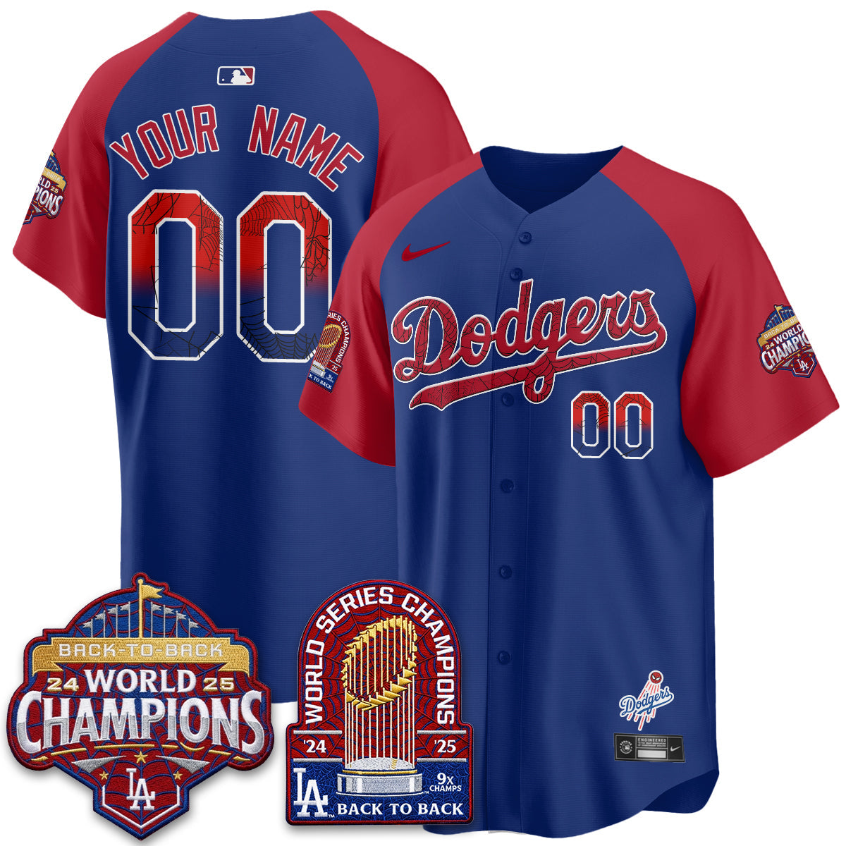 LAD x Web-Head 2026 Vapor Custom Jersey - Stitched