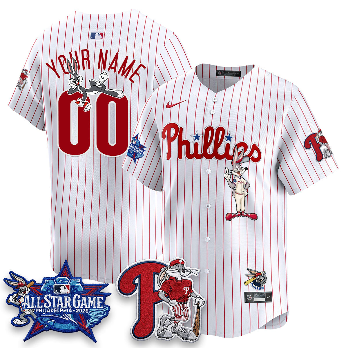 PHI x Bunny Vapor Premier Limited Custom Jersey - Stitched