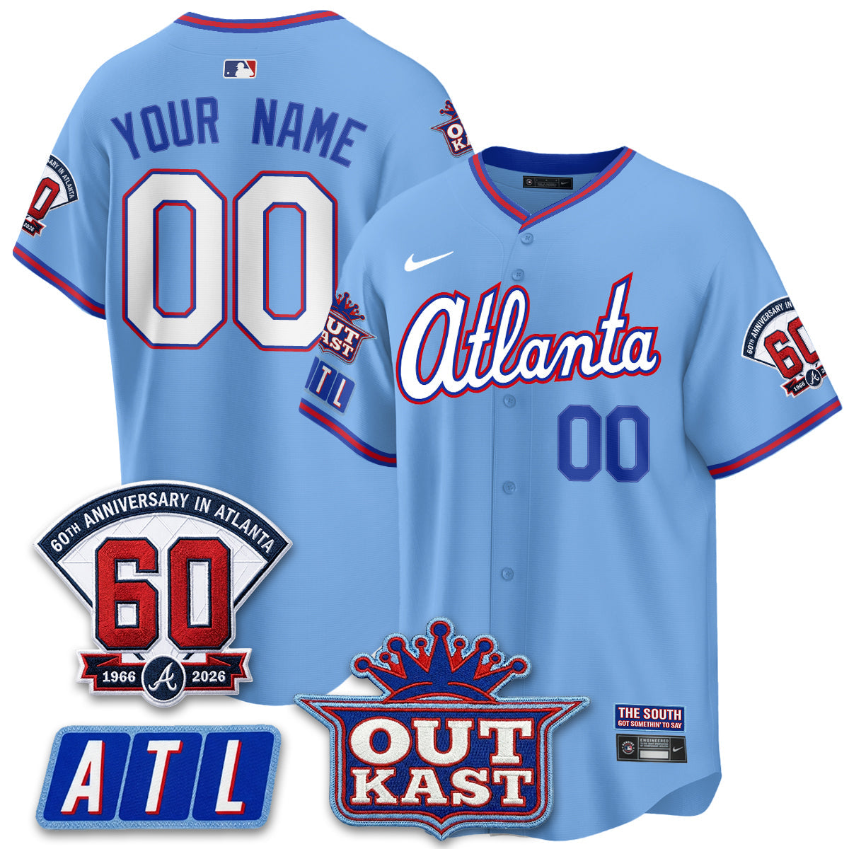 ATL 2026 City Connect Vapor Limited Custom Jersey - All Stitched V3