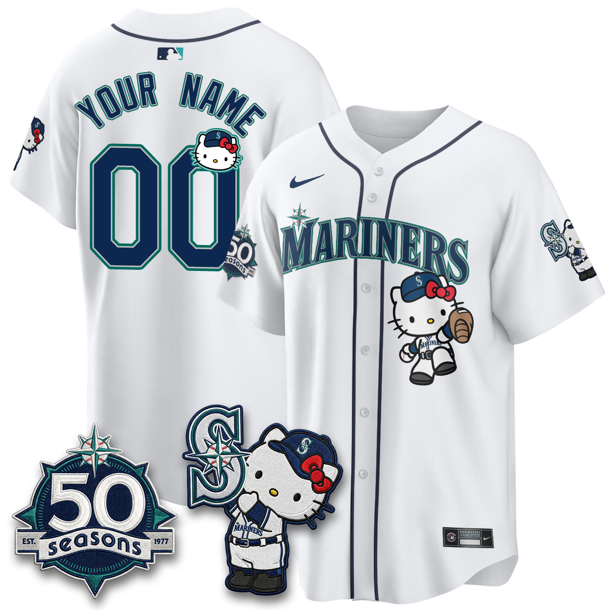 SEA x Meow KT Night Limited Custom Jersey - All Stitched V2