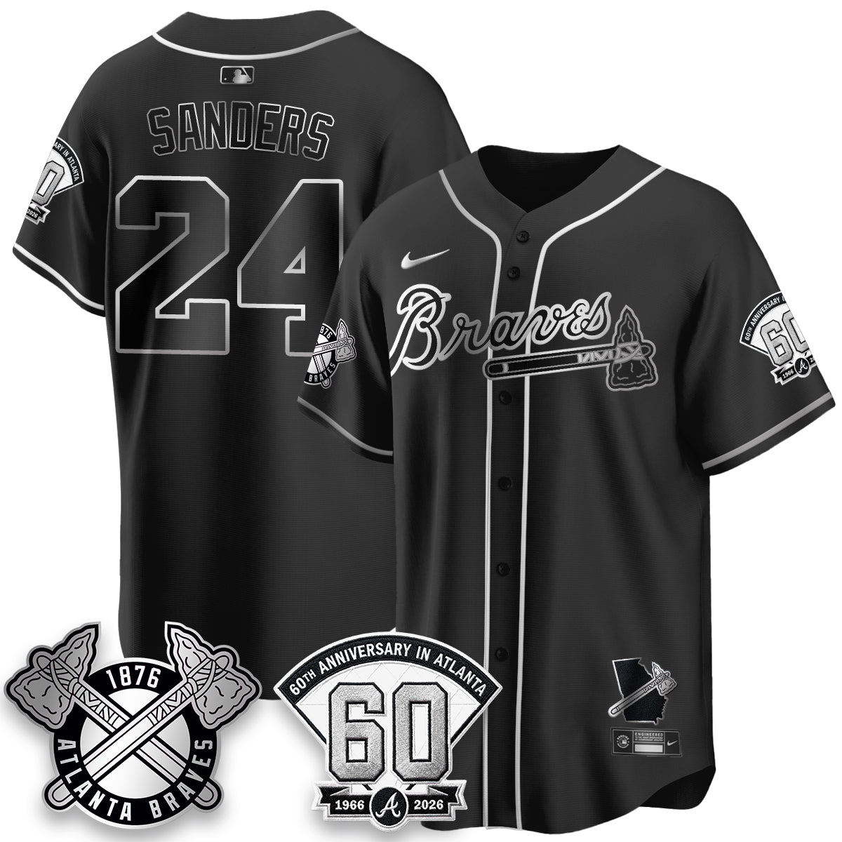 ATL 60th Anniversary Gold Edition Vapor Limited Jersey - Stitched