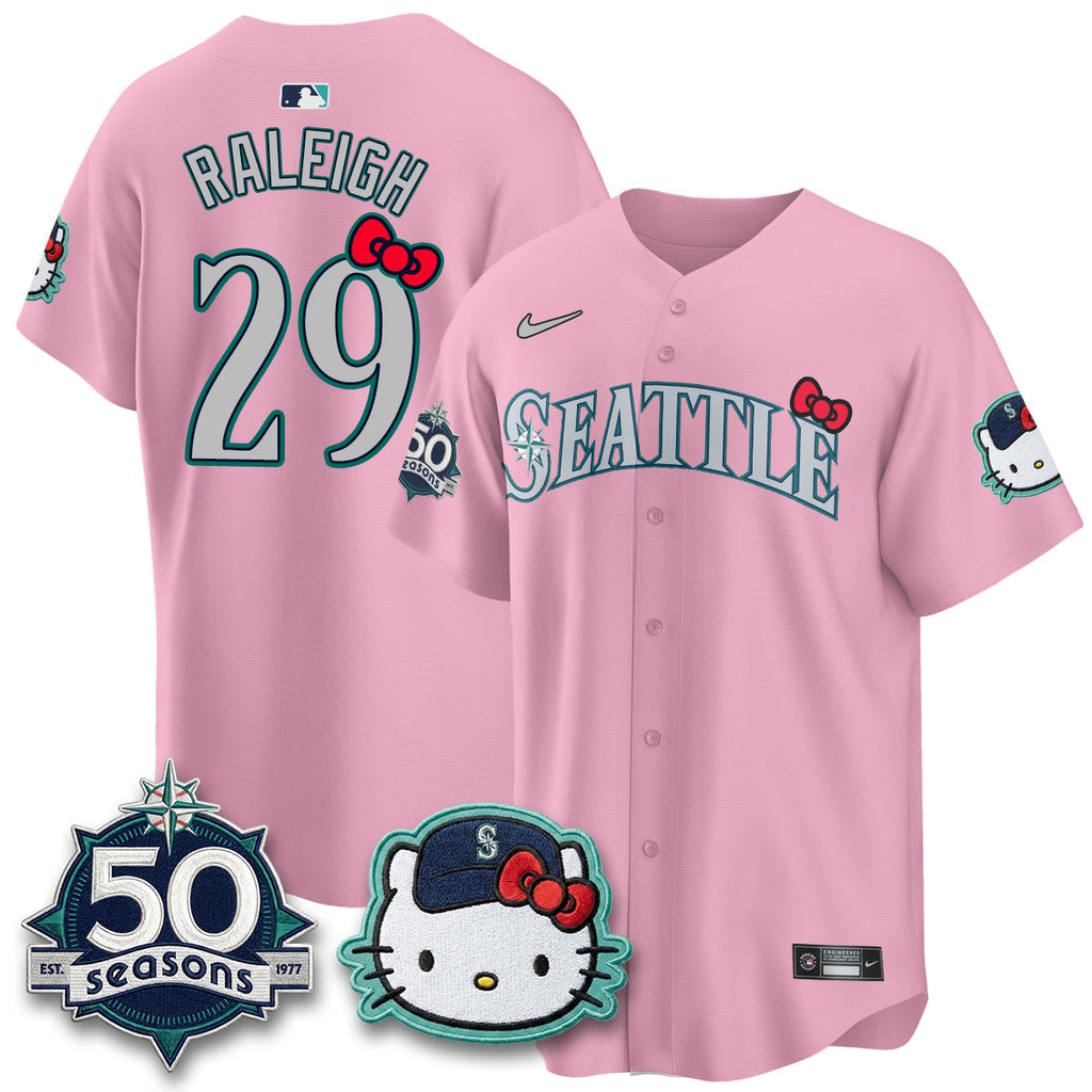 SEA x Meow KT Night Limited Pink Jersey - Stitched