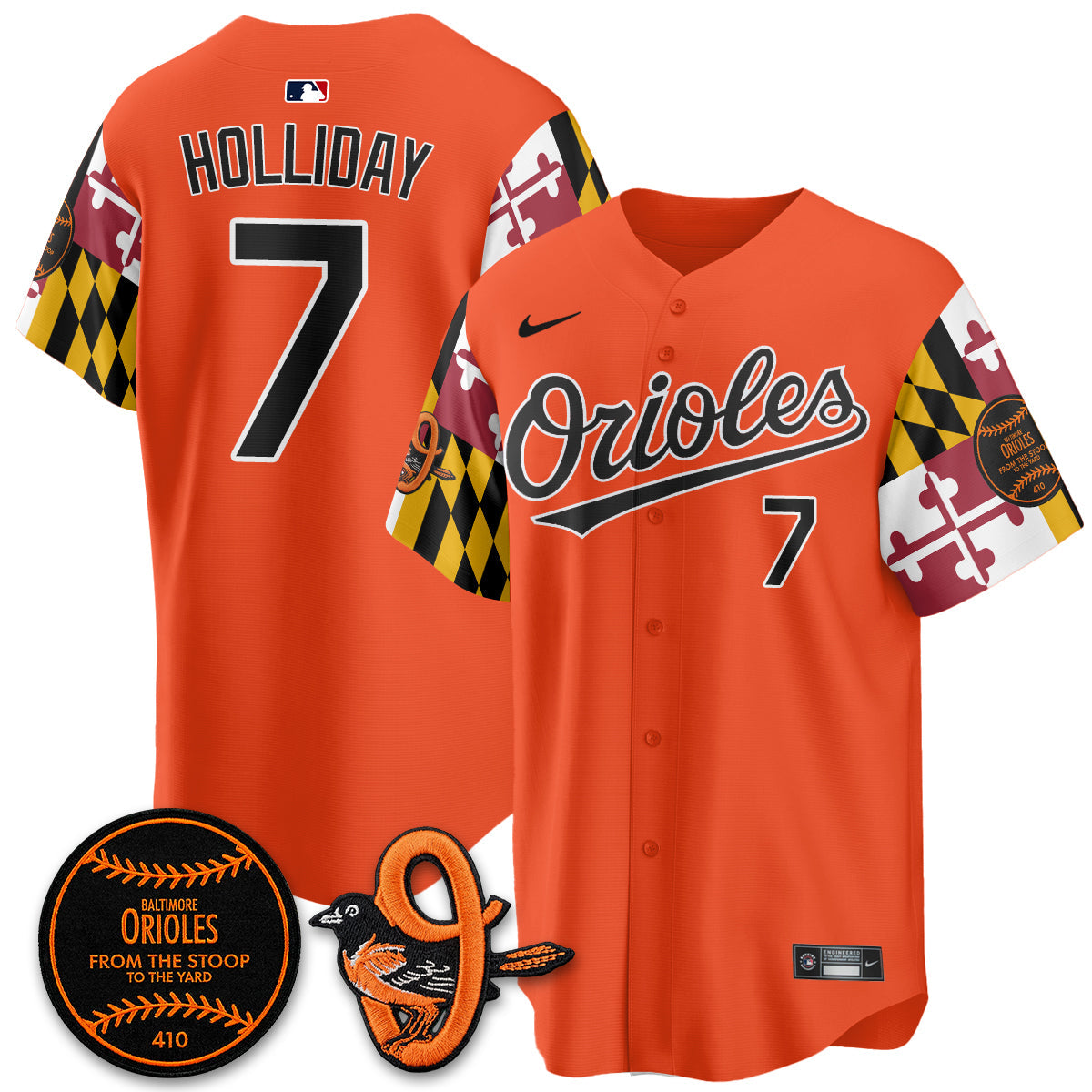 BAL 2026 x Maryland State Flag Vapor Jersey - Stitched V2
