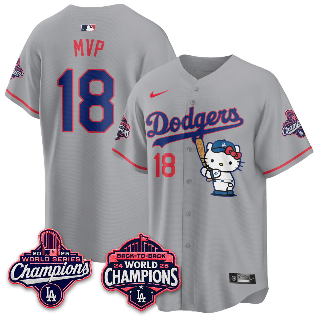 LAD x Meow KT Night 2026 Pink Edition Jersey - Stitched