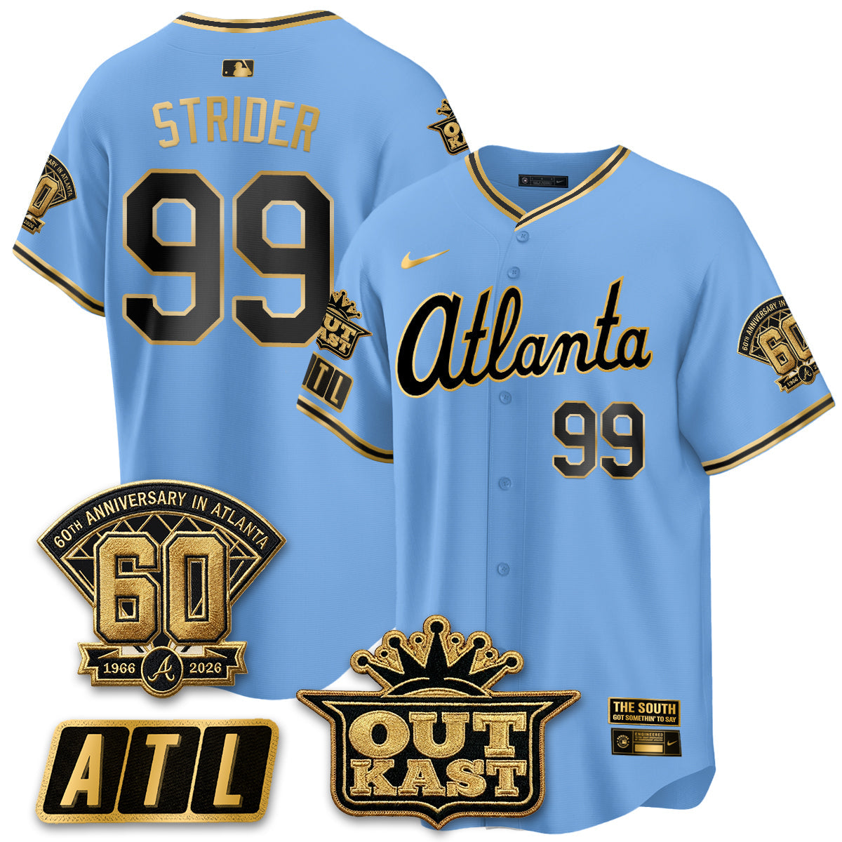 ATL 2026 Gothic Edition Vapor Limited Jersey - All Stitched