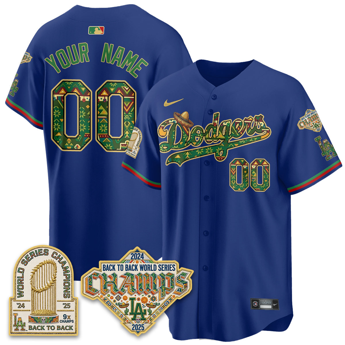 LAD x Mexican Heritage 2026 Limited Vapor Custom Jersey - All Stitched