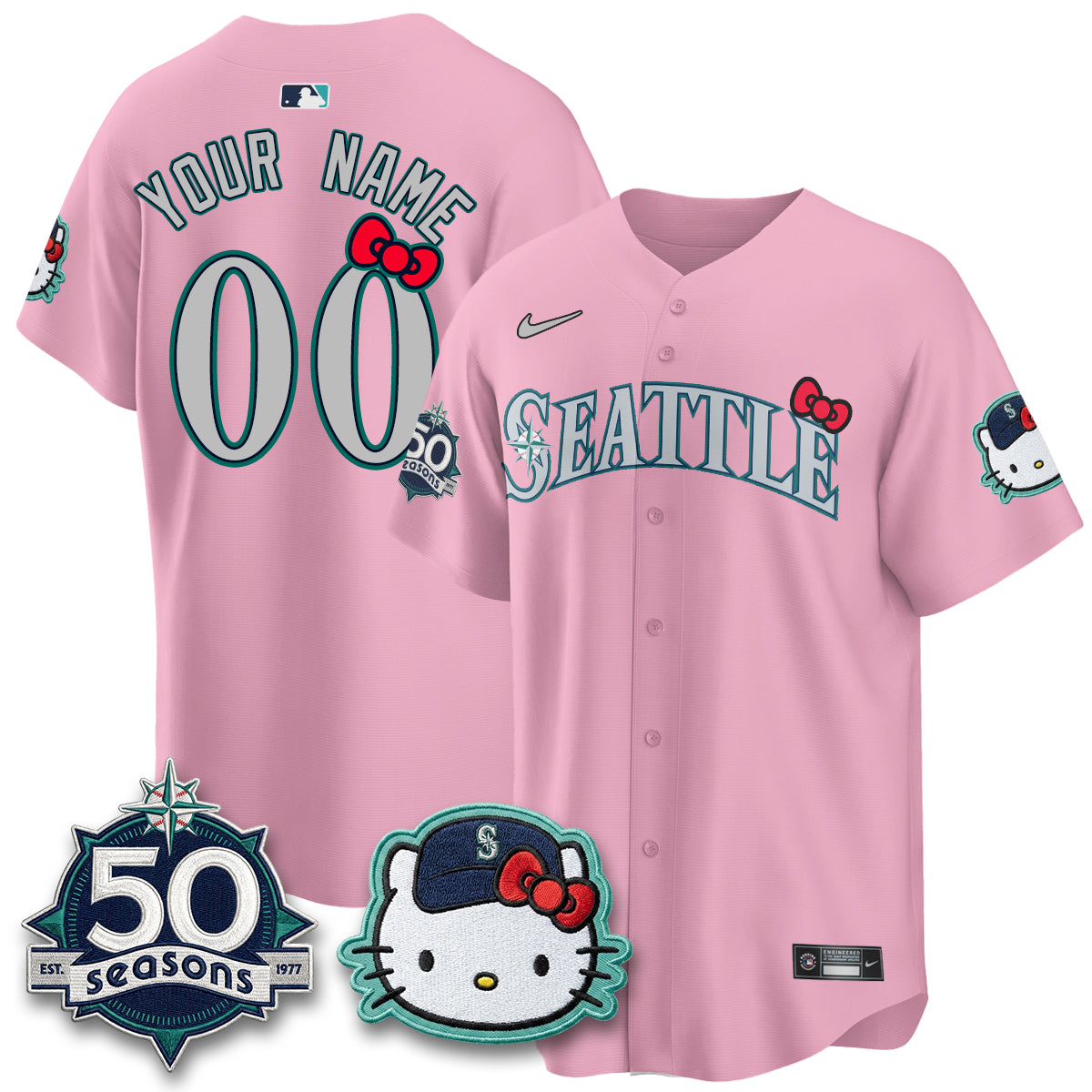 SEA x Meow KT Night Limited Custom Jersey - All Stitched
