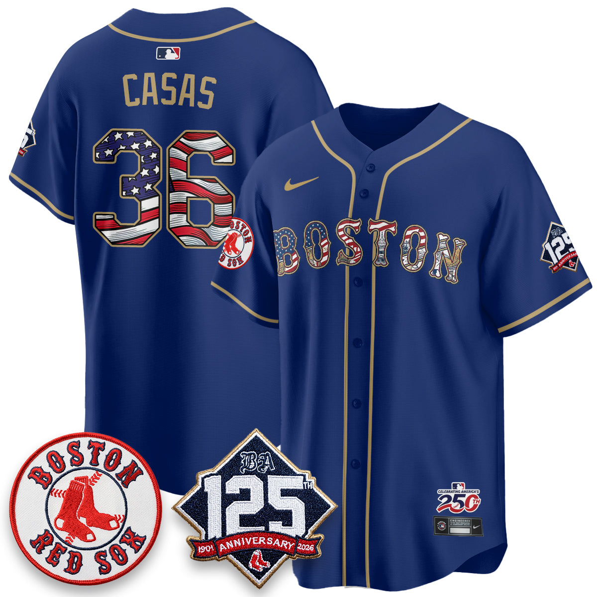 BOS 2026 Independence Day USA Vapor Limited Jersey - Stitched