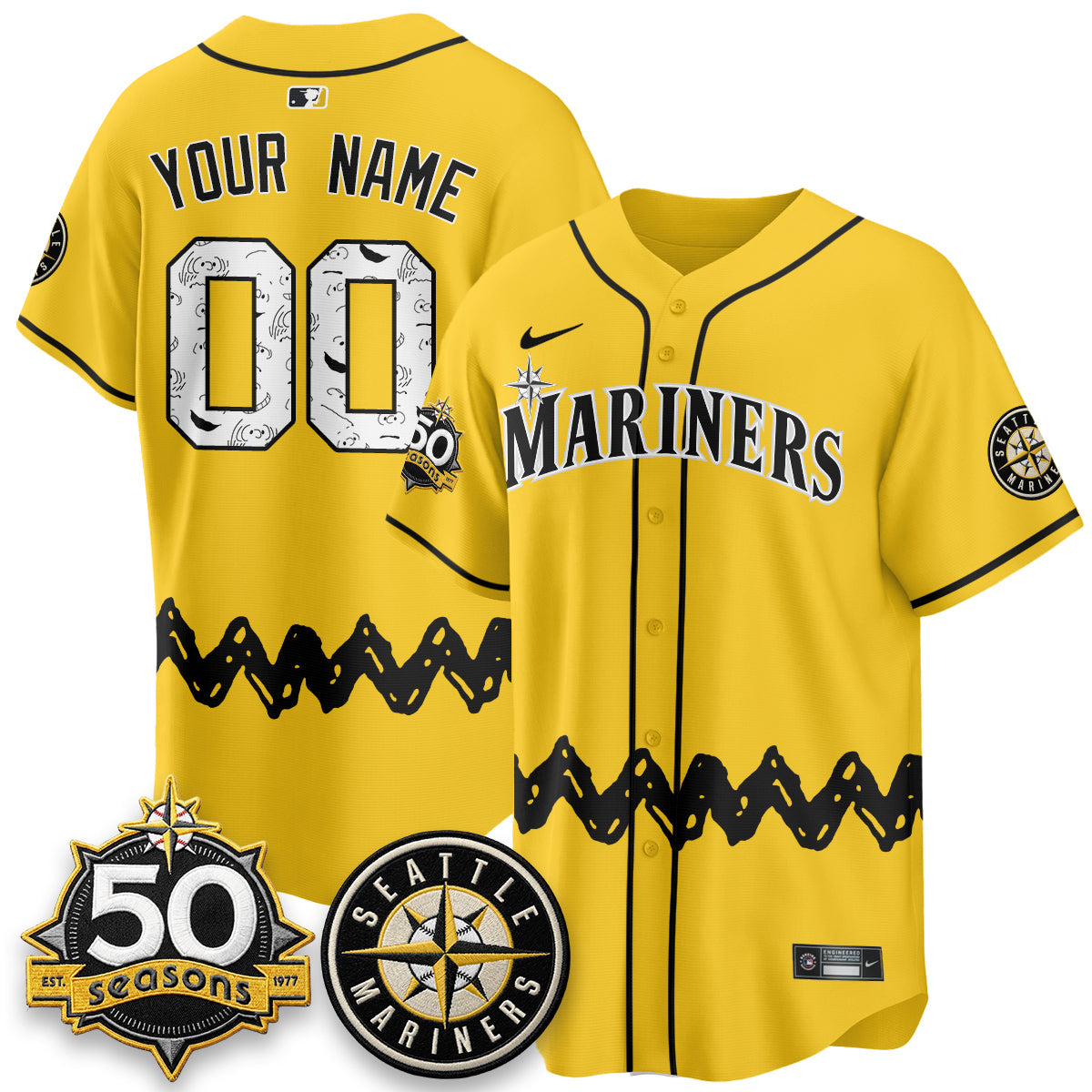 SEA x P-Nuts Vapor Limited Custom Jersey - Stitched