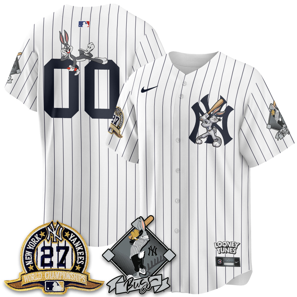NYY Bunny Vapor Limited Custom Jersey V2- Stitched