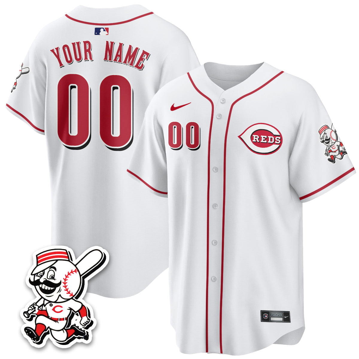 CIN 2026 City Connect Limited Custom Vapor Jersey - All Stitched