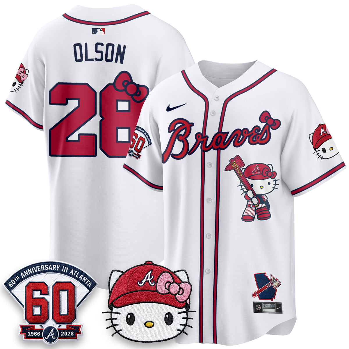 ATL x Meow KT 2026 Limited City Connect Jersey - Stitched