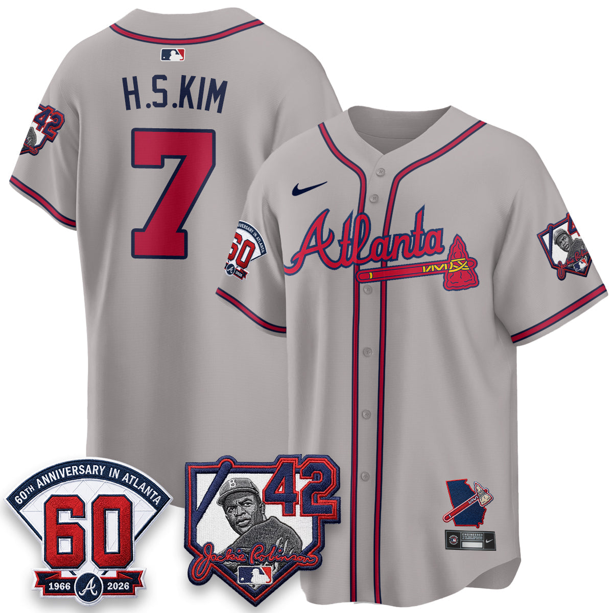 ATL 2026 Jackie Robinson Day Vapor Limited Jersey - All Stitched