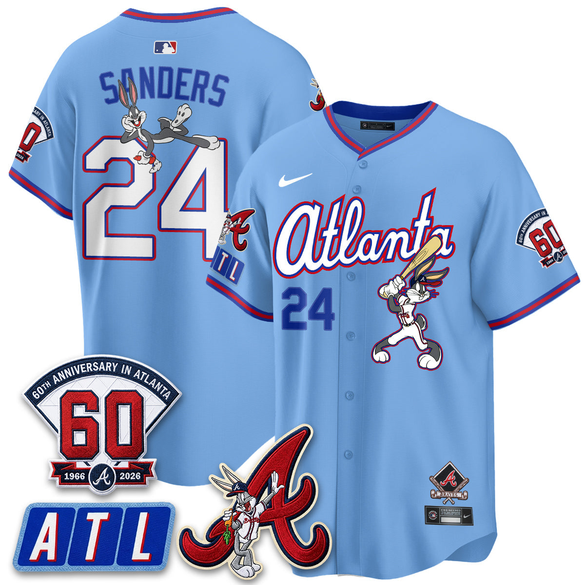 ATL x Bunny Vapor Premier Limited Jersey - Stitched