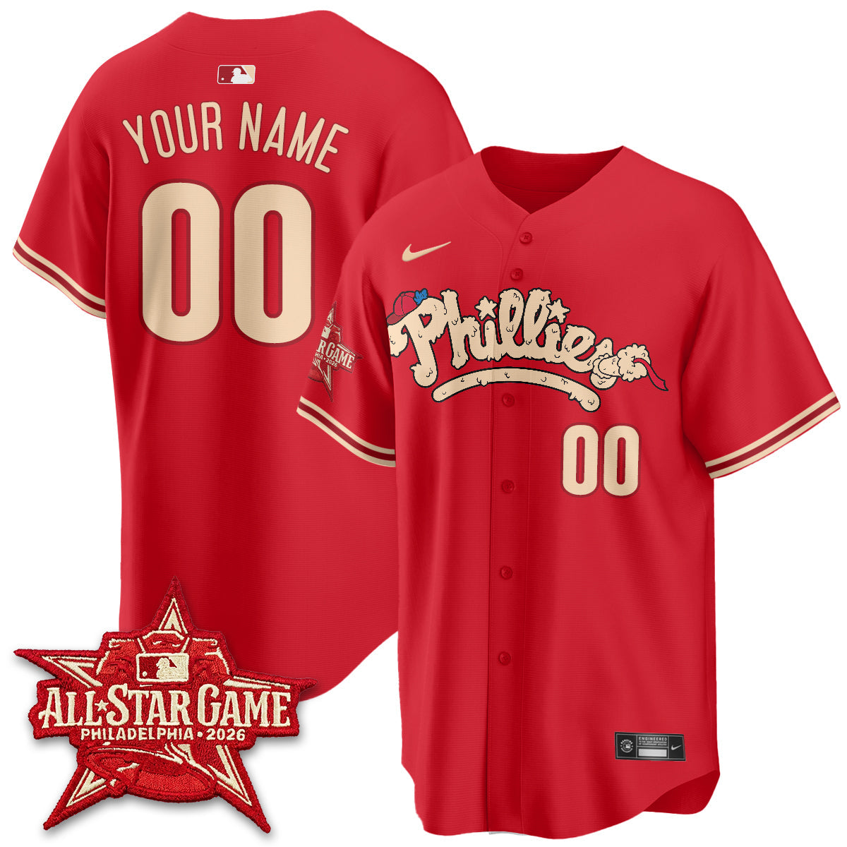 PHI All Star Game 2026 Vapor Limited Custom Jersey - Stitched