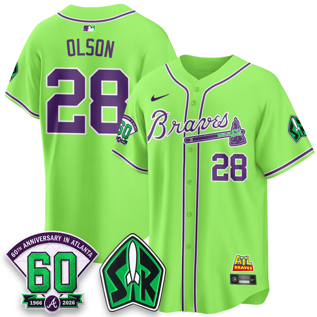 ATL 60th Anniversary Space Ranger Edition Vapor Limited Jersey - Stitched