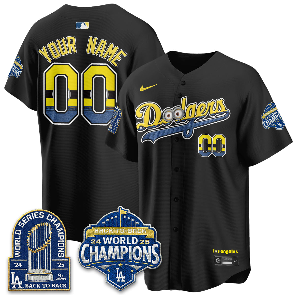 LAD x Yellow Capsules Vapor Custom Jersey - Stitched