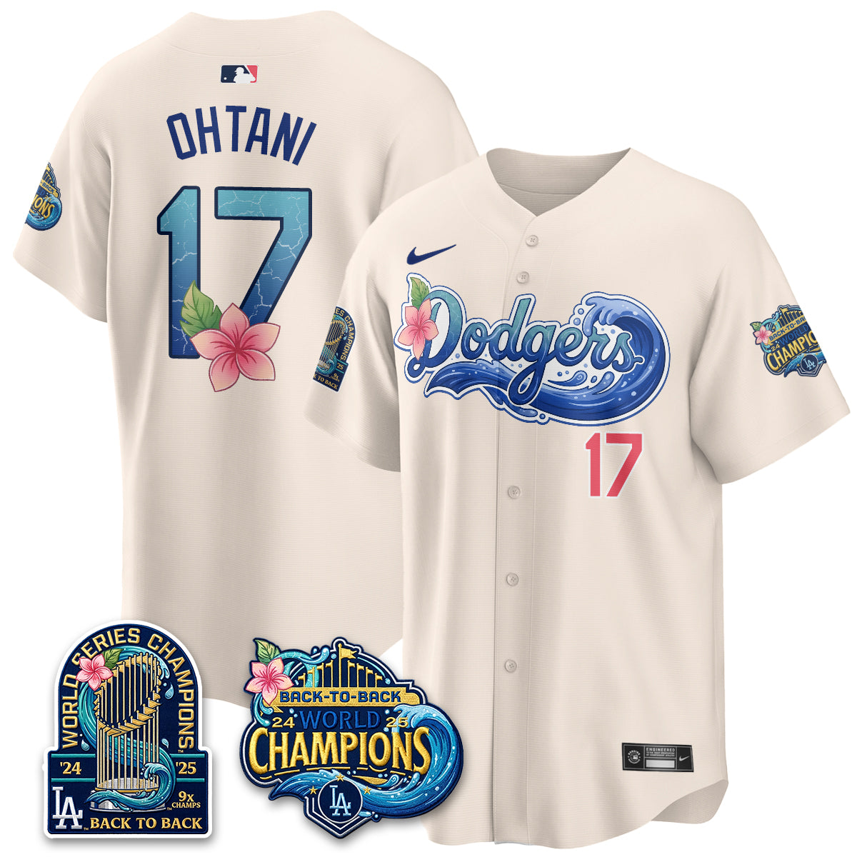 LAD Coastal Vapor Hawaiian Jersey - Stitched
