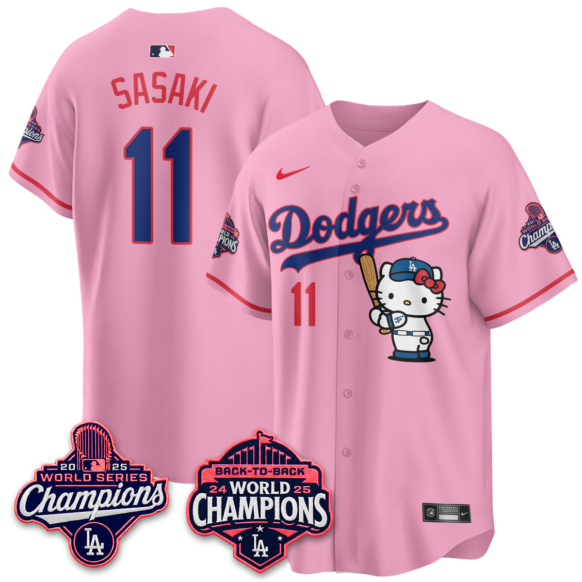LAD x Meow KT Night 2026 White Edition Jersey - Stitched