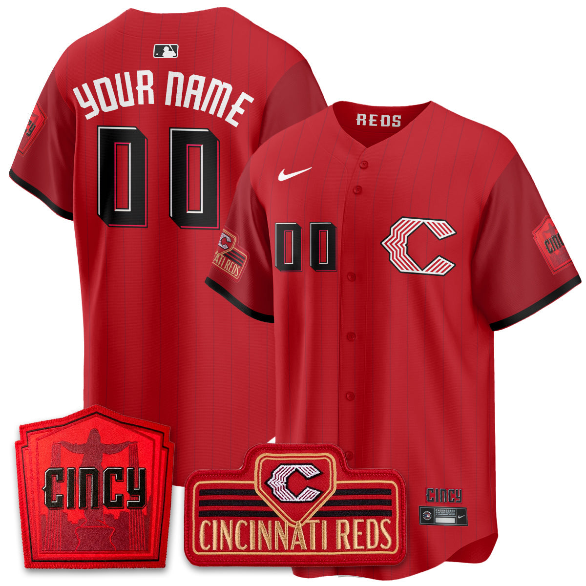 CIN 2026 City Connect Limited Premier Vapor Custom Jersey - All Stitched
