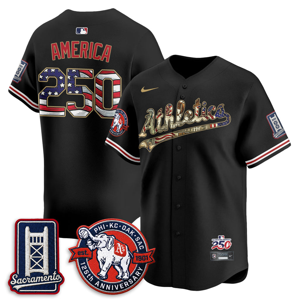 OAK  2026 Independence Day USA Vapor Jersey - Stitched