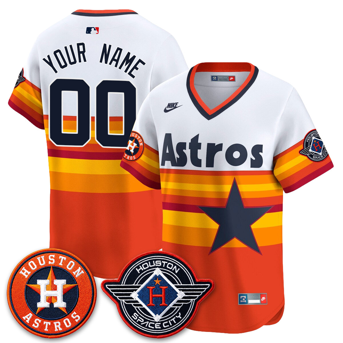 HOU 2026 Space City Vapor Limited Custom Jersey - All Stitched