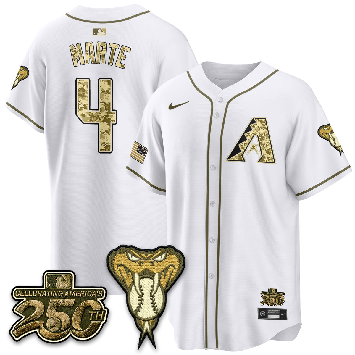 ARI Salute to Service 2026 Vapor Premier Limited Jersey - All Stitched